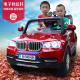 儿童电动车越野四轮遥控汽车双座四驱玩具车可坐两人宝宝电动童车