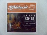 达达里奥民谣吉他弦 D'Addario EZ900 木吉他弦 吉他琴弦套弦 010