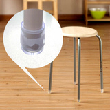 日本KM桌椅子板凳腿防滑防磨脚套 钢管桌椅脚垫加厚多款可选4枚入