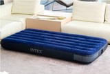 原装正品INTEX-68757豪华单人加大条纹植绒充气床垫 气垫床