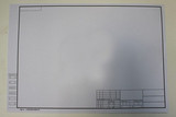 A2 A3 A4绘图纸工程有框机械建筑设计制图纸印框画框绘图白图纸