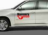 反光车贴 汽车贴纸 探索发现 Discovery 个性车门贴拉花对贴地球