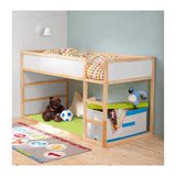 LOVE宜家 IKEA 库拉 儿童床架 游戏床 楼梯床 双层床架 实木床架