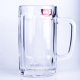 创意带把超大啤酒玻璃杯 冰啤酒杯玻璃 菠萝杯 酒吧KTV扎啤杯套装