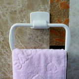 日式粘胶式毛巾架 擦手巾挂 浴巾挂 抹布架 可安装在棚顶 可旋转