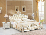 新款特价 皮床 欧式床 太子床 真皮双人床 1.8米软床 软体床 婚床