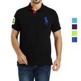 新款预售 polo ralph lauren 夏季男士珠地棉3号大马标短袖POLO衫