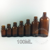 厂家直销100ML  茶色精油瓶 精油瓶 玻璃瓶 化妆瓶 玻璃精油瓶
