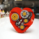 现货乐高LEGO心动爱心Clockwork Heart MOC发条心 创意情人节礼物