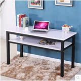 特价书桌电脑桌简约桌钢木桌办公桌子简易书法桌写字桌双层桌