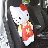 韩国代购正品hello kitty 立体汽车坐垫 靠垫防滑设计2色入