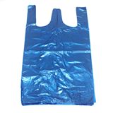 55*90cm加厚大号蓝色背心袋塑料袋购物袋手提胶袋马夹袋批发76个