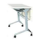 思齐移动折叠办公桌 时尚组合会议桌 阅览桌 培训桌椅翻转LS-711