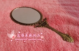 韩国进口高端大气欧式 复古 铜制 可折叠 梳妆镜 美容镜子 大号