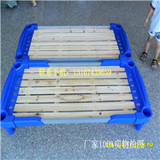 幼儿园专用床/儿童实木板塑料床幼儿床/幼儿园儿童床儿童单人床