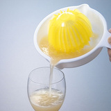 日本进口正品 SANADA塑料手动榨汁机橙子柠檬果汁榨汁器 D-5752