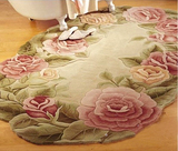 欧式风格地垫田园现代欧式加厚羊毛创意沙发茶几垫客厅地毯