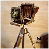 1904年柯达老式照相机模型 拍摄摄影道具 背景支架 手工 铁艺批发