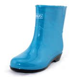 包邮正品回力雨鞋 夏季女款 韩版简约雨靴 短筒防水防滑套脚水鞋