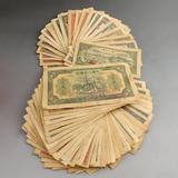 第一套人民币大全套60张钱币收藏送钱币收藏册精致仿版 真币600万