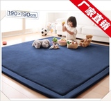 日式超厚超细纤维弹性客厅卧室吸水防滑婚庆地毯宝宝爬行地垫