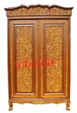 B59东南亚风格家具泰式实木衣柜 原木家具 雕花定制实木衣柜