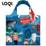 LOQI 单肩时尚旅行便捷环保购物袋收纳折叠轻便春卷包 城市系列