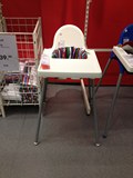 IKEA深圳宜家代购安迪洛儿童餐椅宝宝/婴儿餐椅子高脚椅含餐板