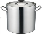 加厚复底304不锈钢汤桶 带盖酒店厨房商用不锈钢桶特大汤锅包邮