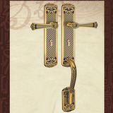 泰好铜锁纯铜大门锁中式简欧式仿古门锁室内防盗门把手套装木门锁