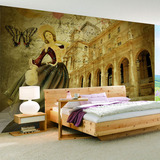 名宫大型壁画客厅电视卧室酒店背景墙纸壁纸布欧式贵族宫廷奢华风