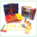 包邮儿童玩具维修工具箱电动机械修理台工程师工具组合男孩过家家