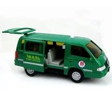 包邮儿特爱合金车模 邮政车模型 EMS邮局车儿童玩具 带声音回力车