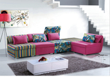 爱依瑞斯沙发 正品布料 现代休闲沙发田园色彩沙发 F300 包邮