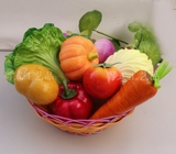假水果 仿真蔬菜玩具模型 橱柜厨房摆设装饰品 仿真蔬菜套装包邮