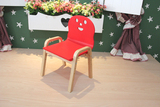 出口环保 儿童原木椅 实木座椅 靠背椅 笑脸椅 可调节高度婴儿椅