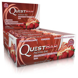 探索Quest 乳清蛋白棒 草莓芝士蛋糕健身能量便携代餐 单支60g