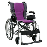 康扬台湾进口铝合金超轻旅行轮椅折叠轻便老人大轮代步车KM-2512