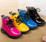 2015秋季新款韩版儿童马丁靴男童鞋女童单靴宝宝短靴雪地靴潮皮鞋