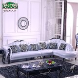 真皮沙发 简约欧式新古典后现代头层牛皮左右小户型客厅转角组合