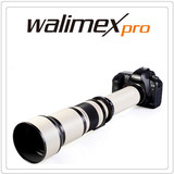 德国WALIMEX pro 650-1300mm远摄变焦长焦镜头SONY宾得/佳能/尼康
