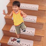 日本进口楼梯垫踏步垫梯毯 免胶自粘脚垫 自吸楼梯地毯 防滑垫 绿