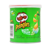 【天猫超市美国进口 进口零食Pringles品客薯片酸乳酪洋葱味 40g