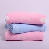 新生儿超柔纱布浴巾 幼儿园宝宝儿童空调盖毯 婴儿夏季纯棉毛巾被