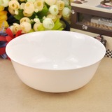 纯白骨瓷 正品骨质瓷餐具陶瓷碗汤碗米饭碗泡面碗 6英寸金钟面碗
