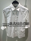 B1CB62401太平鸟男装2016夏款长袖衬衫修身专柜正品代购原价528元