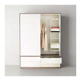 IKEA宜家正品代购特里索 衣服柜子滑门衣柜子/4屉收纳柜 储物衣柜