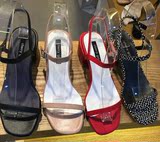 韩国代购正品女鞋2016夏季新款学院风露趾方头一字扣粗跟高跟凉鞋