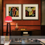 新古典客厅装饰画欧式酒店有框画卧室壁画现代田园挂画东南亚风格