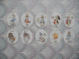 RT87：日本 2011年 彼特兔邮票第二季 10全 异形 信销 外国 集藏